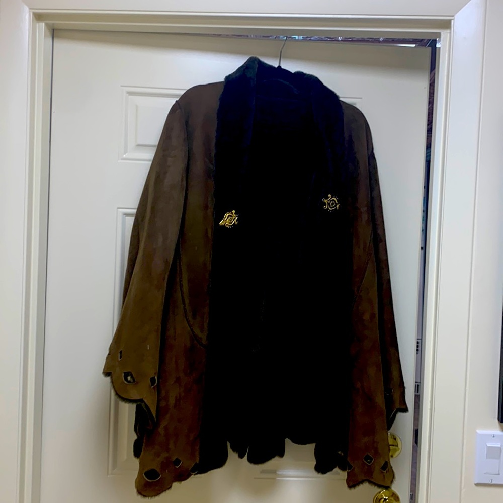 Shearling Cape - image 1